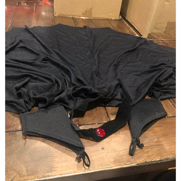 EUC Vintage Spider Witch Cape Hat Wrist Bundle Set Halloween Costume Accessories - Picture 10 of 11